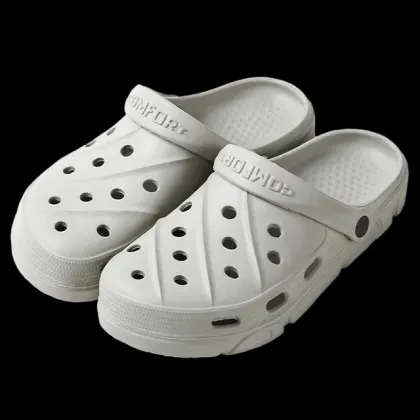 EVA Thick-Soled Men's Baotou Slippers: Home, Outdoor Wear, Couples Casual Sandals, and Beach Shoes