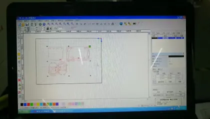 High precision laser cutting and engraving machine / glass engraving machine