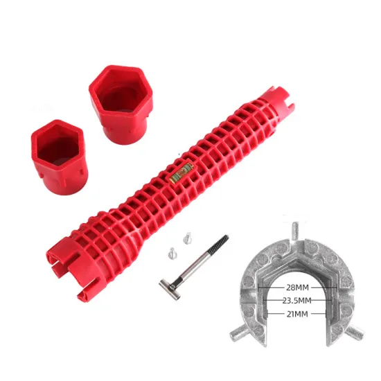 8-in-1 Multi-Functional Bathroom Water Pipe Spanner: A Comprehensive Tool for Faucet and Sink Installation