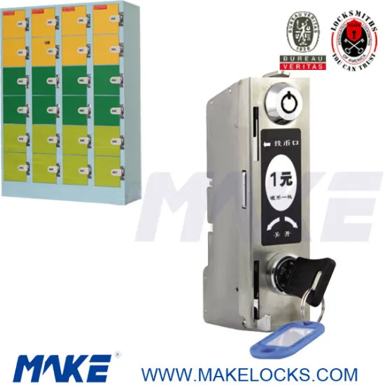 Coin Metal Locker Lock with Master Key