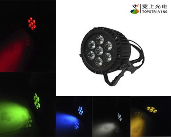 New! LED Outdoor Light 7*15W Rgbwau 6 in 1 High Mcd LED