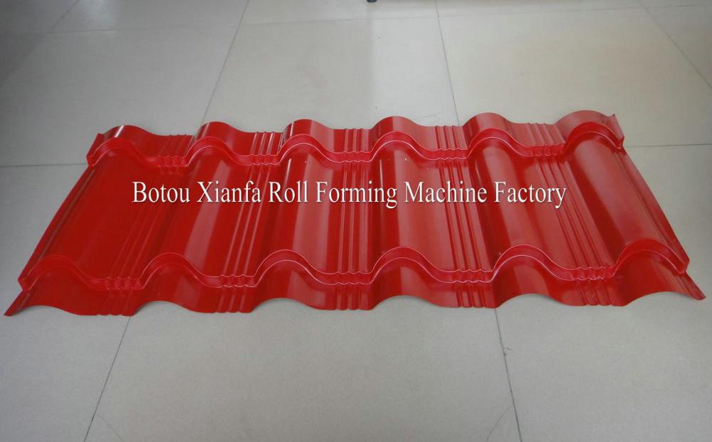 Philippines style Glazed Steel Tile Roll Forming Machine