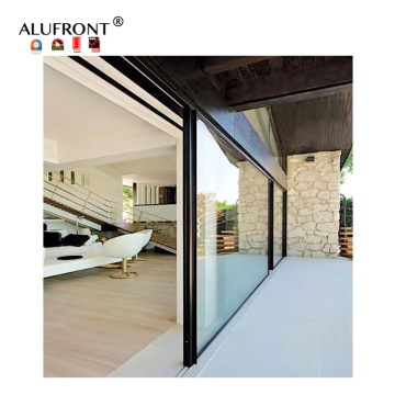 NFRC Rated Exterior Sliding Aluminum Door with Double Glazing