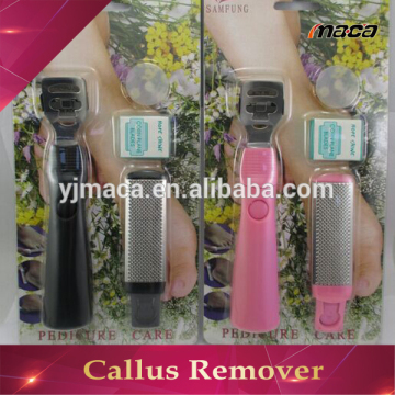 2017 Hot selling professional metal pedicure callus remover shaver foot file replacement with long handle