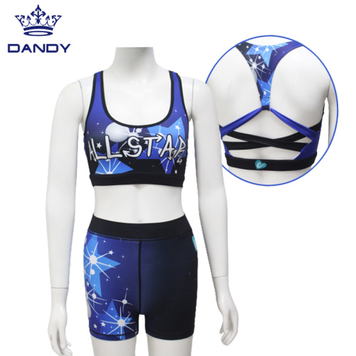 Nyowani fashoni sublimation cheerleading tsika yekupfeka