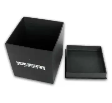 Black Dyed Cardboard Candle Box White Logo