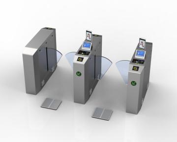 Turnstile penghalang ESD flap yang ditarik balik dengan kad RFID