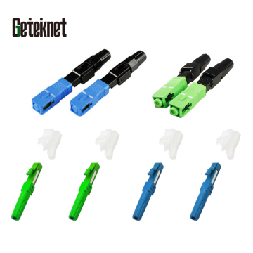 SC LC FC APC UPC Fiber Optic Connectors - Mechanical Quick Connectors