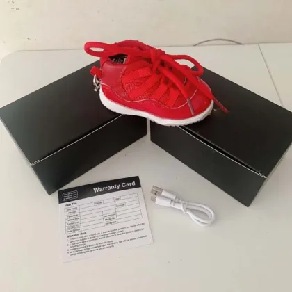 Sneaker Key Chain Charger: Portable Power Bank Jordan Shoe Charger