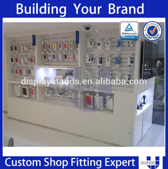 branded phone display shelf phone accessory display stand