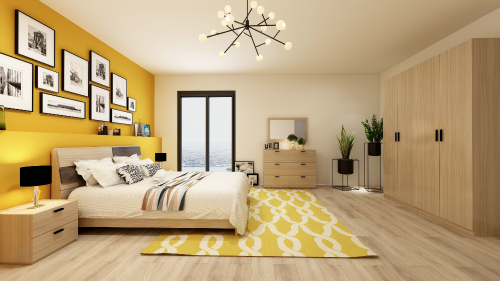 CONJUNTO DE DORMITORIO MADERA