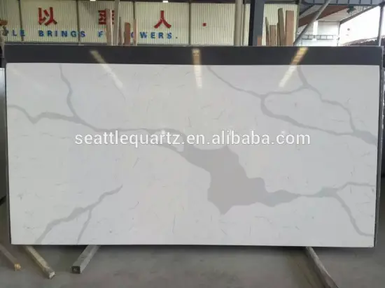 Artificial Stone Slab Marble White Calacatta Quartz Stone Price
