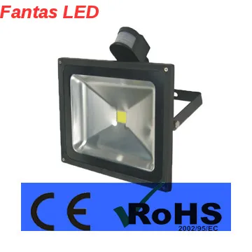 Black senser led floodlight 50w outdoor IP65