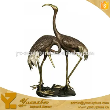 decorative bronze statues / Bronze statues or Brass Crane Statue BAS-D048