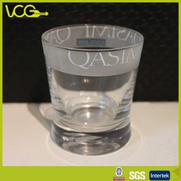 Glass Cup with Frosted Rim 300ml (TW019)