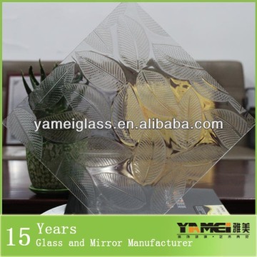 China manufacturer clear Pattern Glass