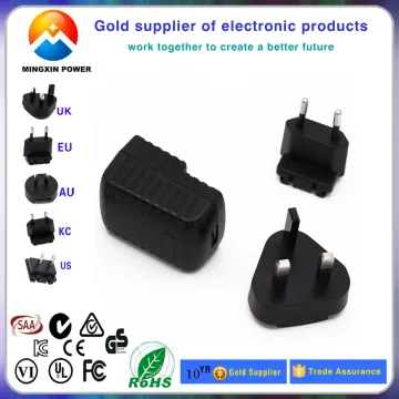 Bulk price 5v2a micro usb wireless charger with logo us/au/uk/eu 12v 0.5a power adapter
