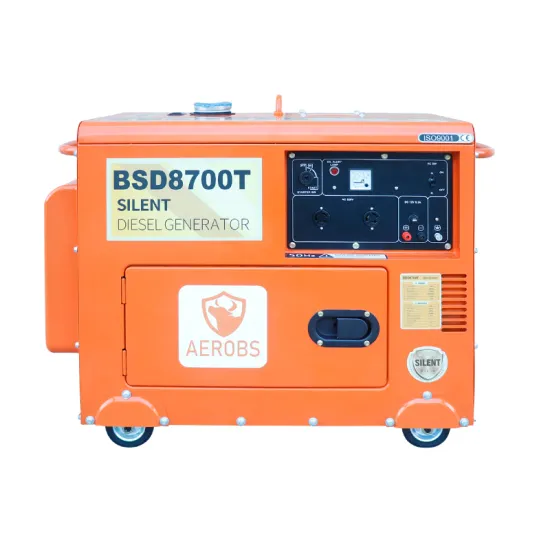 6KW 6KVA Three Phase 380V Silent Portable Diesel Air-Cooled Generator