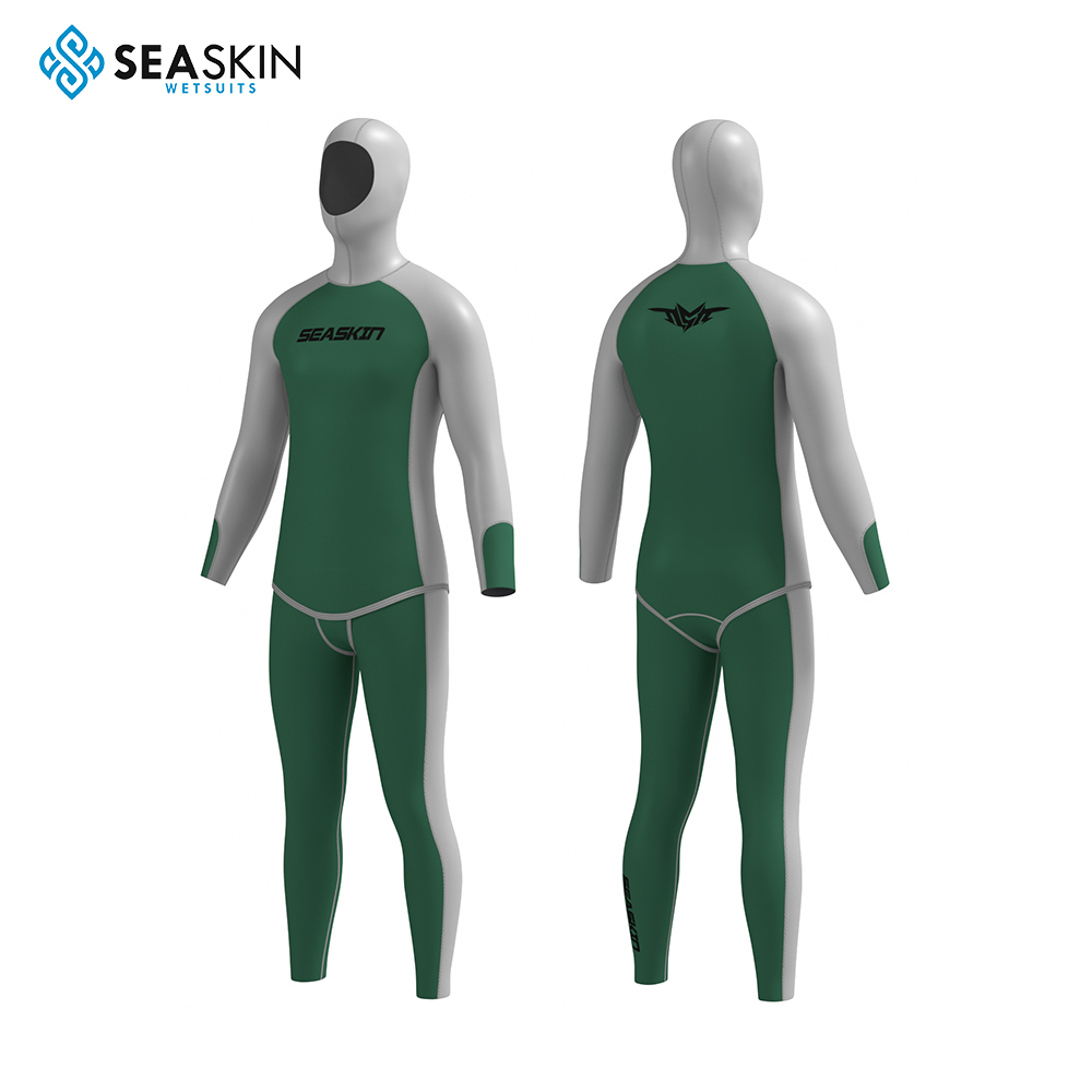 Seaskin wetsuit 3mm neoprene डाइविंग बैक ज़िपर फुलसिट्स