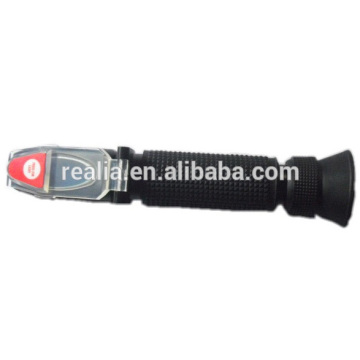 Portable refractometer with light