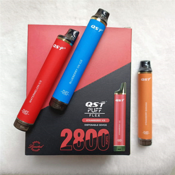 नई आगमन डिस्पोजेबल vape पफ फ्लेक्स 2800 पफ्स