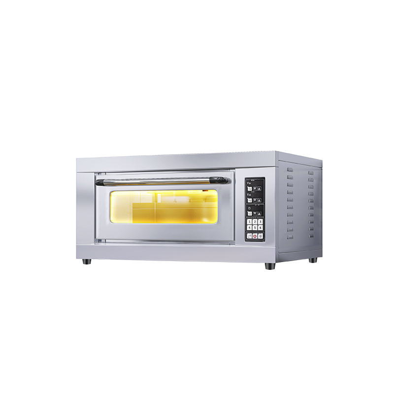Electric Commercial Bread and Pizza Oven: 2-Deck, 4-Tray Automatic Baking Solution