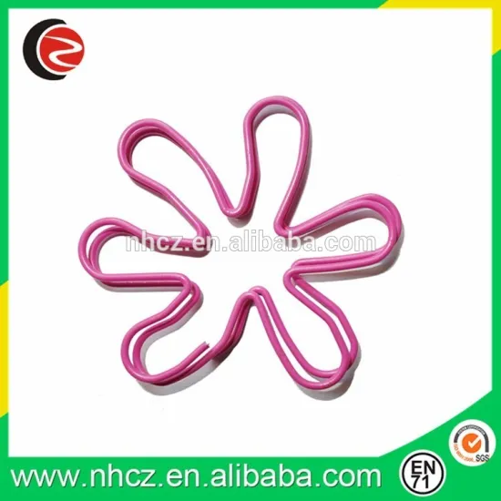 Shaped paper clips for office/school use