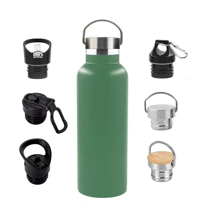 sport water bottle with different lids