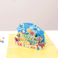 3D Happy Birthday Party Pop UP kártya
