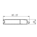 Küchenwalzen -Verschluss Aluminiumprofil Extrusionsformen