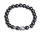 Naturel Hématite 8MM Gemme Bouddhisme Prière Perles Bracelet Bouddha Bijoux