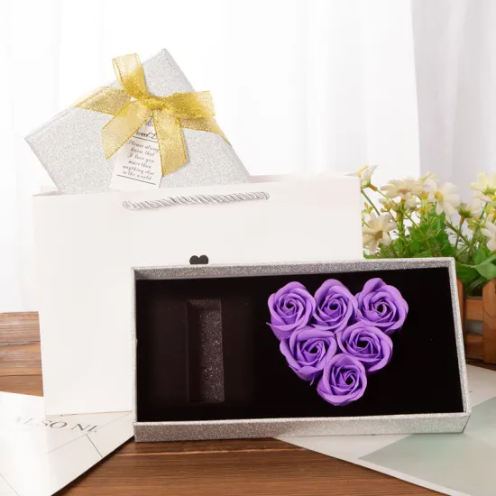 Custom Cosmetic Packaging Rose Box with Lid