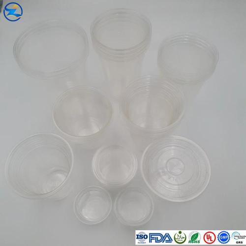 Corn Starch Color Clear PLA Open Drinking Cup