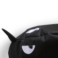 sac pouf enfant en forme de requin en noir
