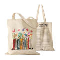 Reusable Canvas Tote Bag With Pockets And Zipper