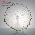 Ato Kitchen Flower Salad Plates Plate Charger Glass