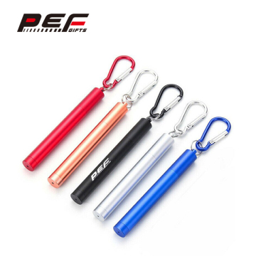 Stainless steel straw set with shell aluminium