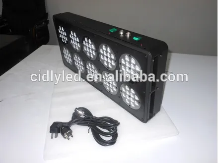 Programmable marine aquarium light fixture with full spectrum for saltwater fish tanks