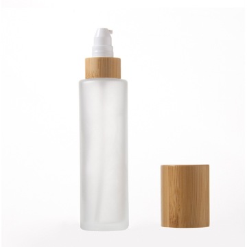 30ml 100ml Bamboo Lid Cosmetic Lotion Pump Botol