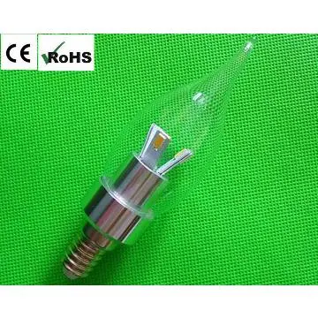 3.5W E12, E14, E17, B15 LED candle bulb