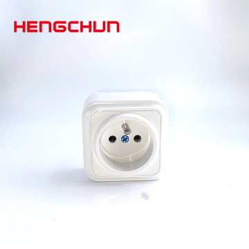フレンチソケットヨーロッパのSchuko Metal Wall Socket