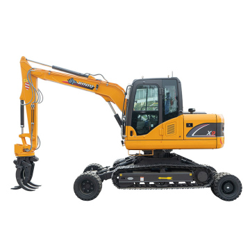 Rhinoceros X9 wheel crawler excavator for fiji