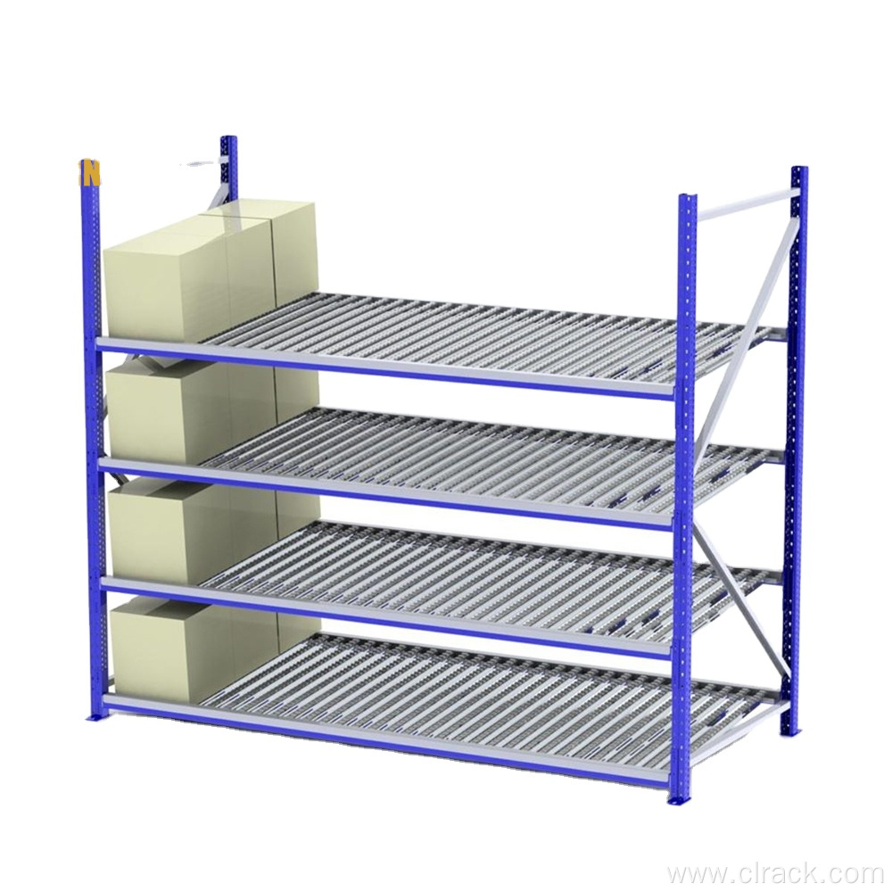 Carton Flow Rack System For Warehouse