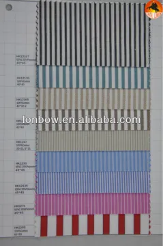 High quality 100% cotton, cotton polyester shirting fabric