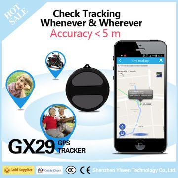 Yiwen New Color Black Suitable for Cattle Tracking Super Spy Mini Realtime GPS GSM GPRS Tracker GX29