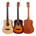 Solid Acoustic Guitar Solid top mini acoustic guitar Factory