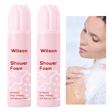 Custom Skin Body Bath Shower Foam Mousse OEM ODM Aerosol Cosmetic Factory