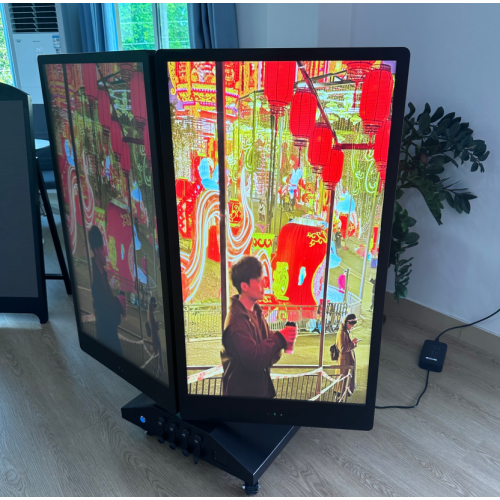 Taşınabilir ekran Dış Mekan Çift Taraflı LCD Tabela