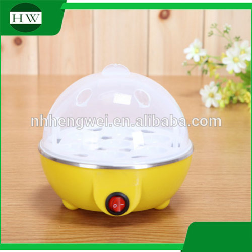 customer customized logo plastic 7 eggs multi-function mini electric egg boiler cooker poacher cooking machine