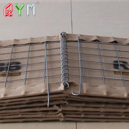 Galfan Coated Hesco Barrier Military Used Portable Hesco Bastion